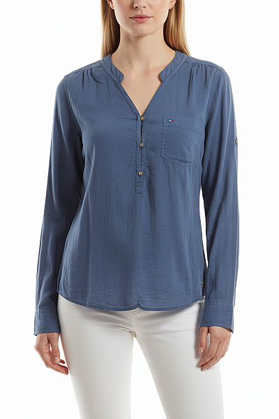 TOMMY HILFIGER Společenská Dámská Košile Modrá Vel. XS