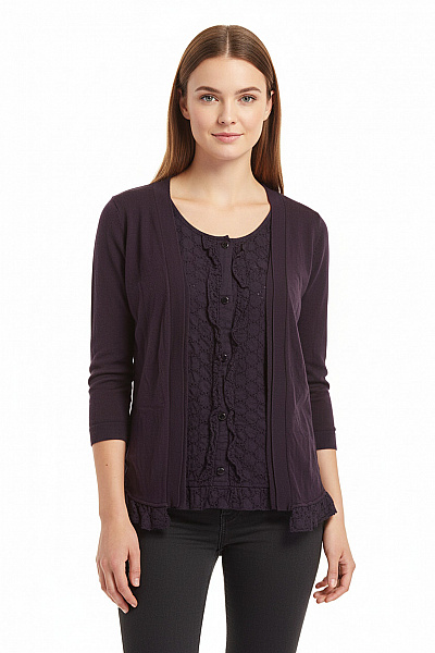 Next  Halenka Pletená Modrá