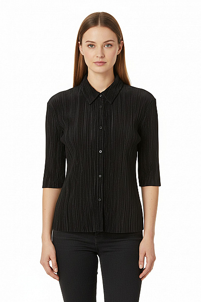 MANGO Společenská Dámská Košile Černá Second Hand Vel. S