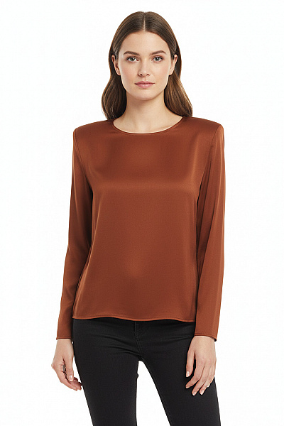 Společenská  Halenka Hnědá MANGO Second hand Vel. M