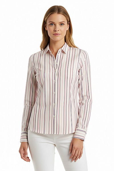 Next Vzorovaná Dámská Košile Bílá Vel. 40