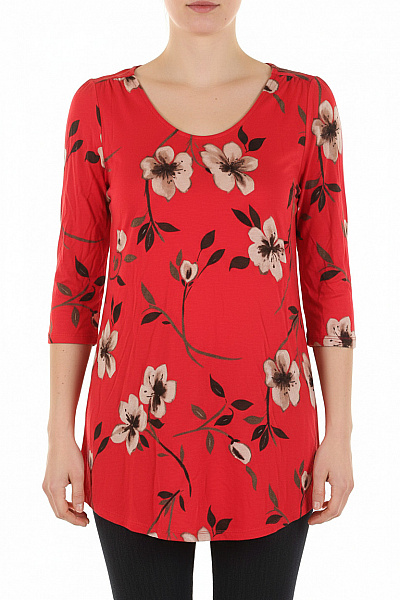 Dámské Tričko s Potiskem Červené Next Vel. 42