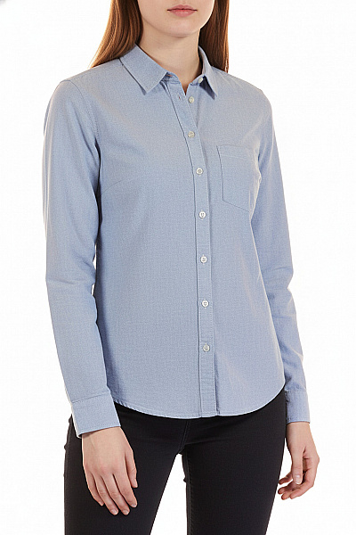 Riflová Dámská Košile Modrá SELECTED Second Hand Vel. 36