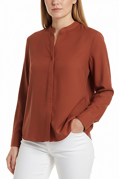 Společenská Dámská Košile Hnědá MANGO Vel. M