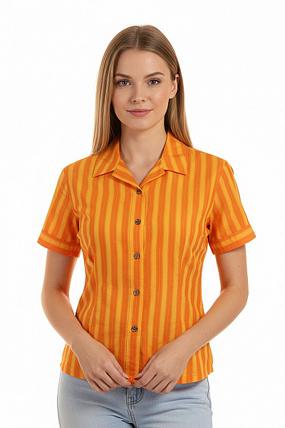 Jack Wolfskin Dámská Košile Oranžová Vel. M