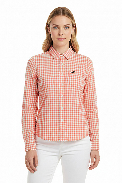 Dámská Košile Oranžová Hollister Vel. M