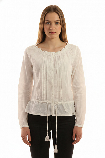 Společenská Dámská Košile Bílá SUPERDRY Vel. XS