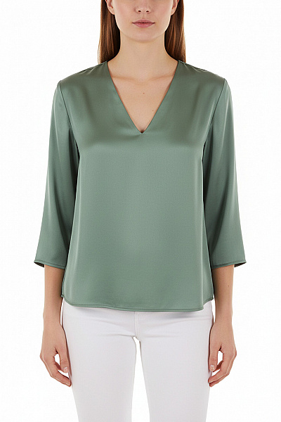 MANGO Halenka Zelená Vel. M