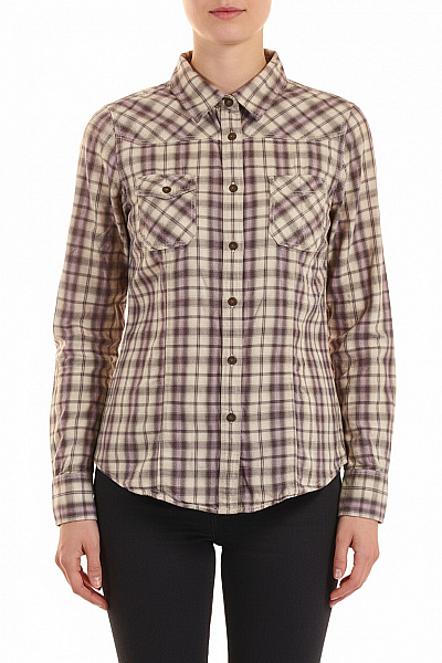 Kostkovaná Dámská Košile Šedá Second Hand