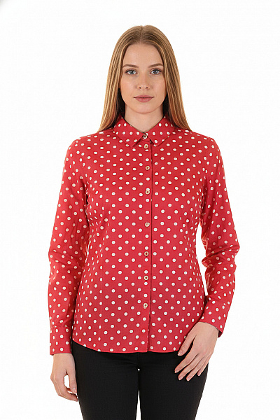 BODEN Vzorovaná Dámská Košile Růžová