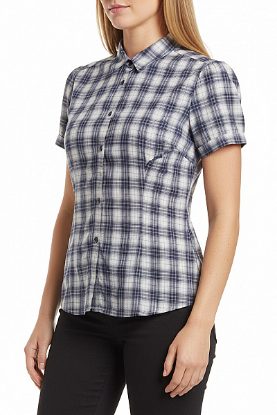 Next Kostkovaná Dámská Košile Modrá Vel. 42