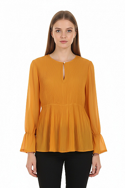 SAINT TROPEZ Společenská  Halenka Oranžová Vel. S