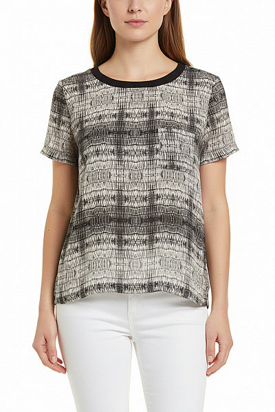 Dámské Tričko Barevné MANGO Second Hand Vel. L