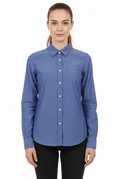 TOMMY HILFIGER Dámská Košile Modrá Vel. XS