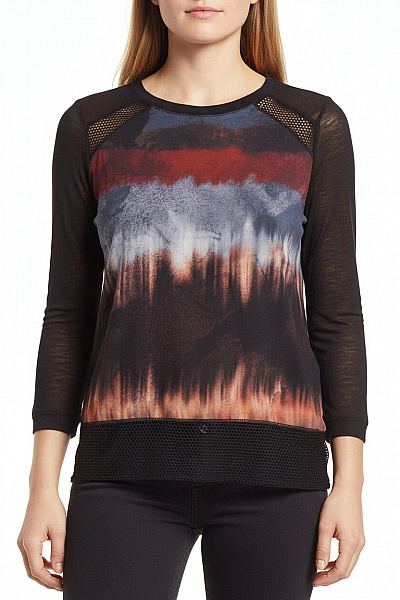 Next Dámské Tričko Černé Second Hand Vel. 46