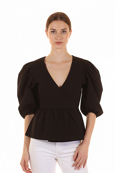 Společenská  Halenka Černá Topshop Second Hand Vel. 34