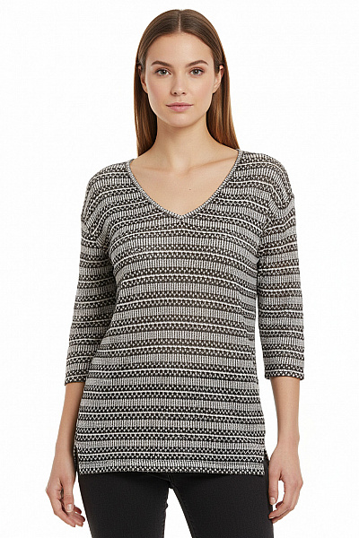  Halenka Pletená Černobílá Next Vel. 38