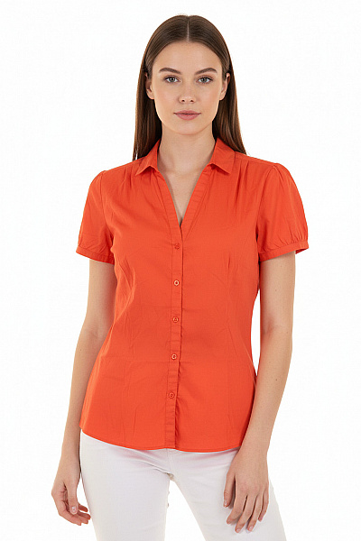 Společenská Dámská Košile Červená Esprit Vel. 38