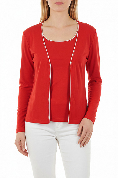 GERRY WEBER Halenka Červená Vel. 40