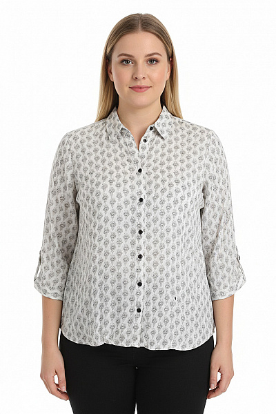 SAINT TROPEZ Dámská Košile Šedá Vel. L