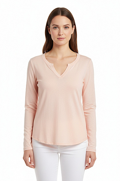  Halenka Jednobarevná Růžová Abercrombie&Fitch Vel. M