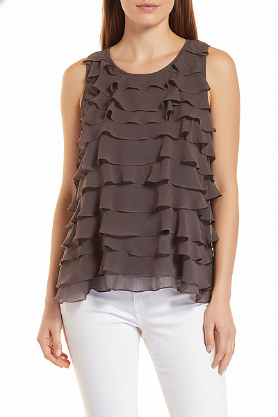 Společenská  Halenka Šedá Vel. M