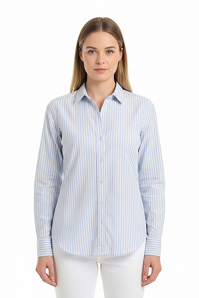 Marc O´Polo Vzorovaná Dámská Košile Modrá Vel. 38