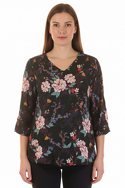 Marc O´Polo Vzorovaná  Halenka Cuprá Zelená Vel. 42