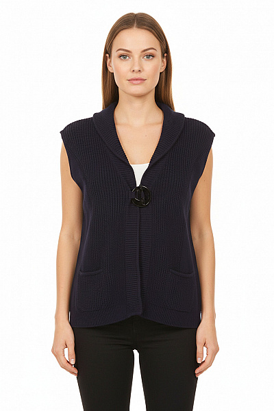 Dámská Vesta Modrá RABE Second Hand Vel. 40