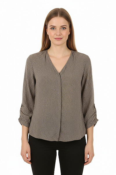 Seidensticker Vzorovaná Dámská Košile Černobílá Vel. 38