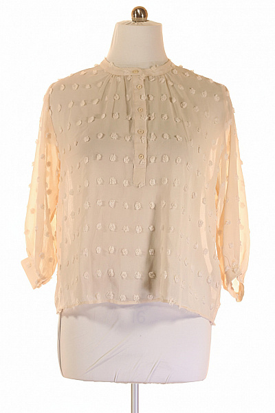  Halenka Jednobarevná Béžová MANGO Vel. L