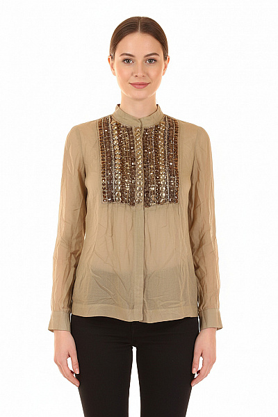 Vzorovaná Dámská Košile Hnědá Next Vel. 38