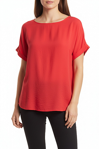 Halenka Červená Donna Karan Vel. S