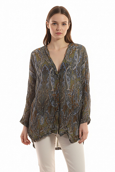 Dámská Košile Barevná MASAI Second Hand Vel. S