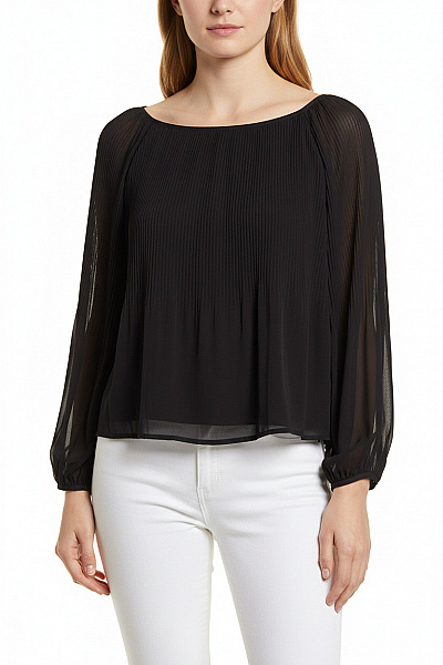 Hollister Společenská  Halenka Černá Second Hand Vel. S