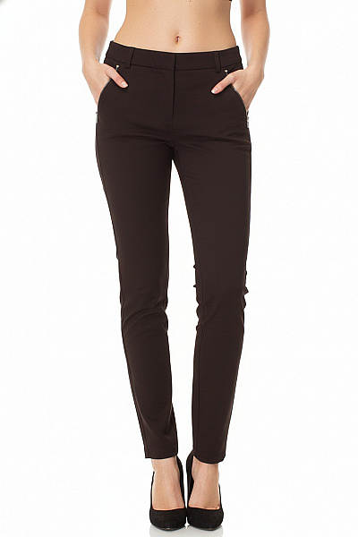 Dámské Chino Kalhoty Černé MANGO Vel. 40