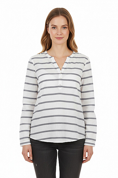 Vzorovaná  Halenka Černobílá TOMMY HILFIGER Vel. S