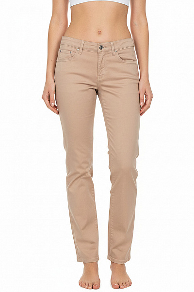 Dámské Kalhoty Rovné Béžové Trussardi