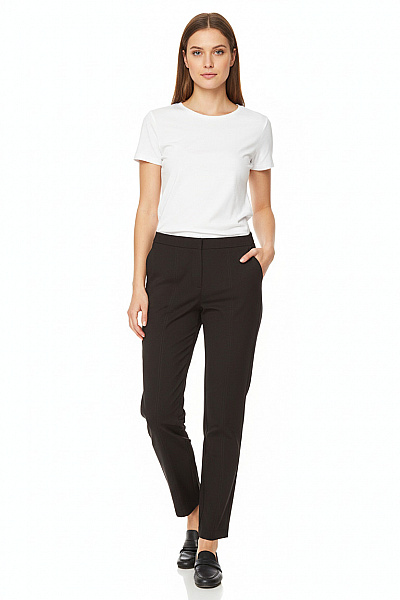 Massimo Dutti Dámské Kalhoty Rovné Zelené Vel. 36