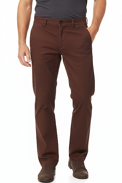 Pánské Chino Kalhoty Hnědé MANGO Vel. 42