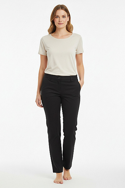 Massimo Dutti Dámské Chino Kalhoty Modré Vel. 40