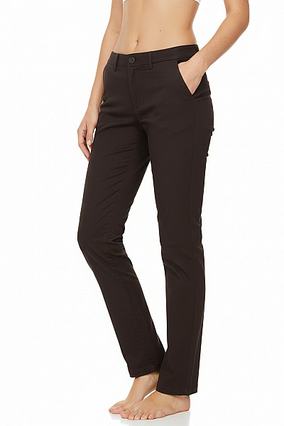 Dámské Kalhoty Rovné Černé MANGO Vel. 38