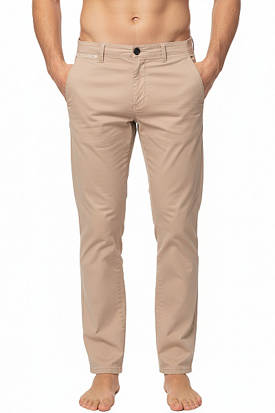 TOM TAILOR Pánské Chino Kalhoty Béžové Second Hand Vel. 33/34