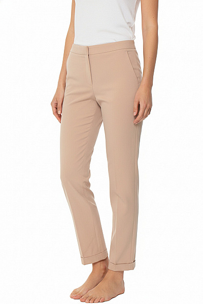 Dámské Chino Kalhoty Béžové MANGO Second Hand Vel. 36