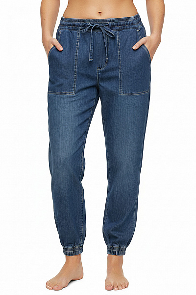 Gap Dámské Kalhoty Rovné Modré Second Hand Vel. 28/32