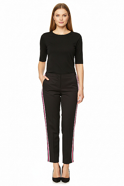 COMMA Dámské Kalhoty Černé Vel. 36