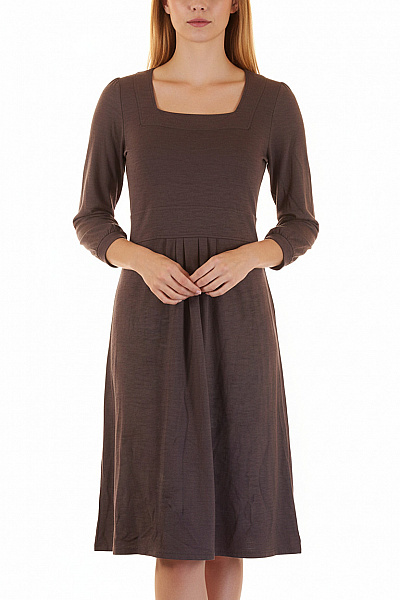 GANT Tričkové  Šaty Vlněné Šedé Second Hand Vel. L