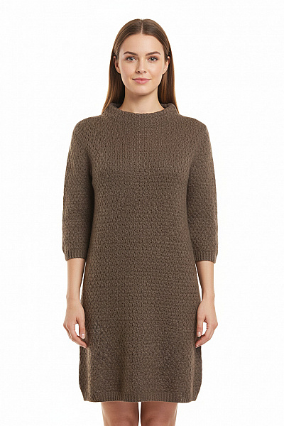  Šaty Pletené Šedé Ichi Vel. M