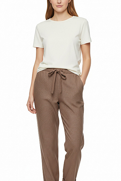 MANGO Dámské Chino Kalhoty Hnědé Vel. S