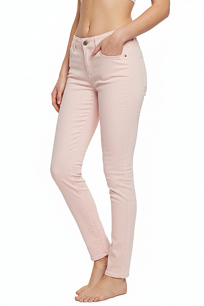 MANGO Dámské Kalhoty Růžové Second Hand Vel. 38